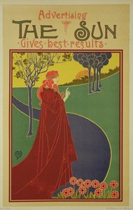 Reproduction of a Poster Advertising 